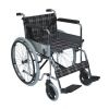 Manuel Tekerlekli Sandalye Katlanabilir Hafif - Şişme Teker Desenli Kumaş W210 - Medikal Ürünler