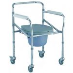 Hasta Komot-Tuvalet Sandalyesi-Tekerlekli-AS696